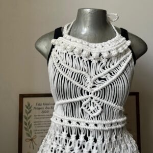 Conjunto Saída de Praia em Macramê Artesanal